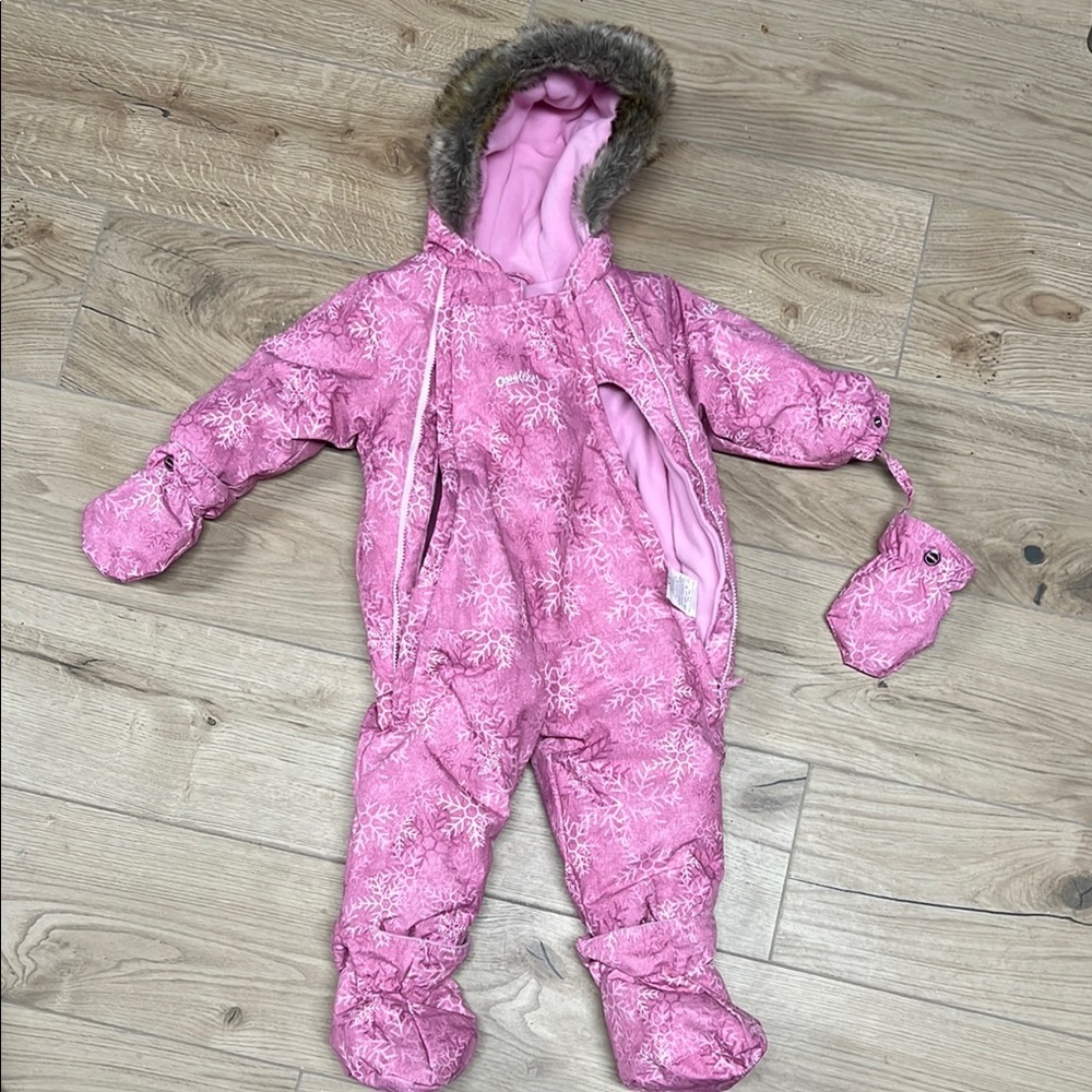 Oshkosh B’gosh Pink One Piece Snowsuit